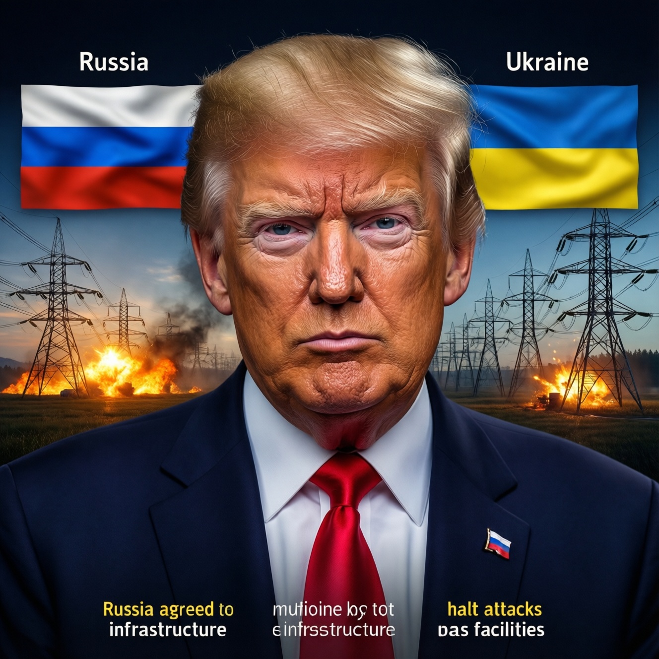 Трамп заявил о договорённости России и Украины не атаковать энергетику